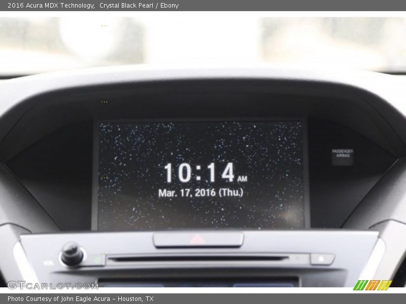 Crystal Black Pearl / Ebony 2016 Acura MDX Technology