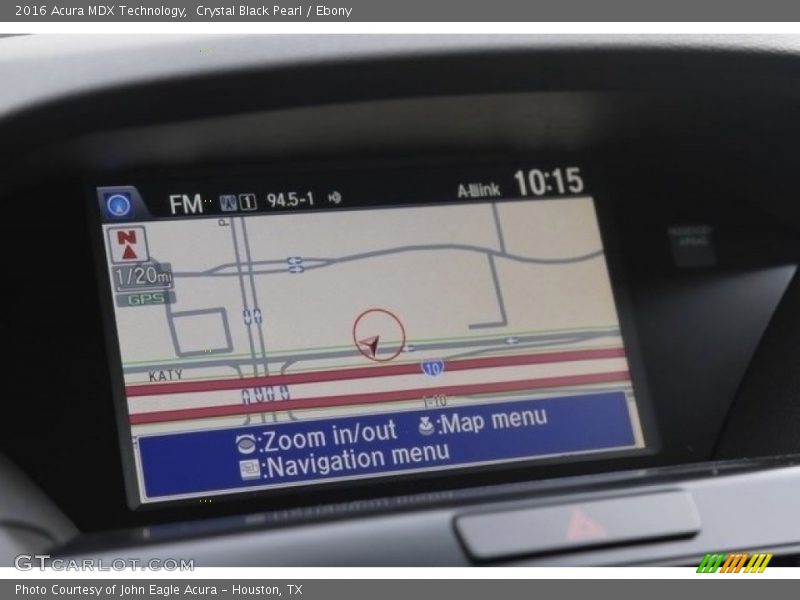 Crystal Black Pearl / Ebony 2016 Acura MDX Technology