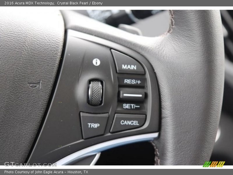 Crystal Black Pearl / Ebony 2016 Acura MDX Technology