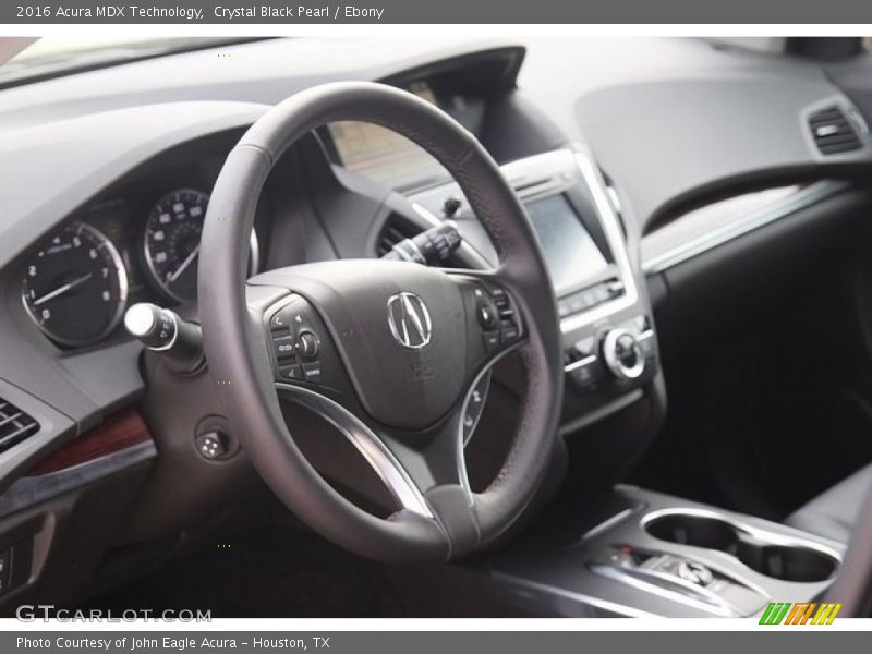 Crystal Black Pearl / Ebony 2016 Acura MDX Technology