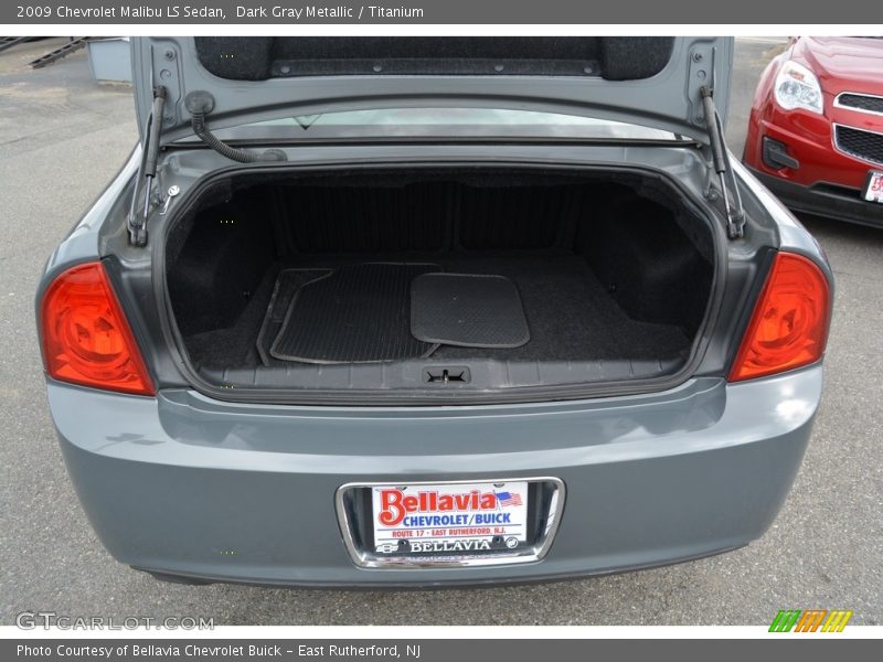 Dark Gray Metallic / Titanium 2009 Chevrolet Malibu LS Sedan