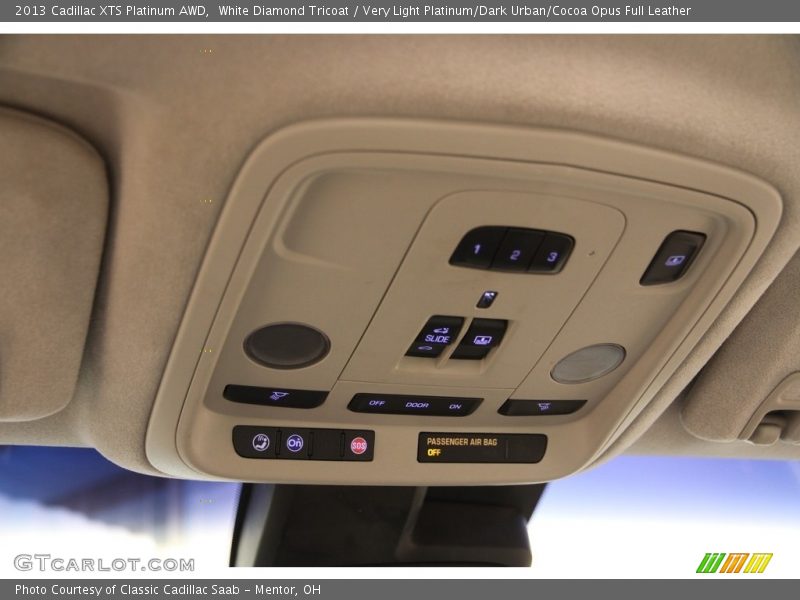 Controls of 2013 XTS Platinum AWD