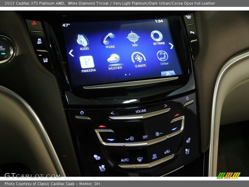 Controls of 2013 XTS Platinum AWD