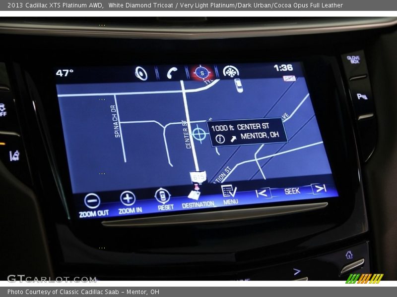 Navigation of 2013 XTS Platinum AWD