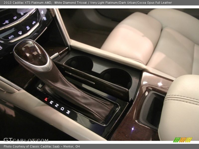 White Diamond Tricoat / Very Light Platinum/Dark Urban/Cocoa Opus Full Leather 2013 Cadillac XTS Platinum AWD