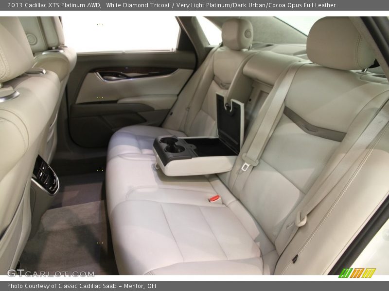 White Diamond Tricoat / Very Light Platinum/Dark Urban/Cocoa Opus Full Leather 2013 Cadillac XTS Platinum AWD