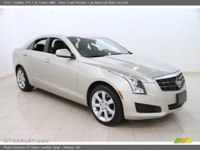 Silver Coast Metallic / Jet Black/Jet Black Accents 2013 Cadillac ATS 2.0L Turbo AWD