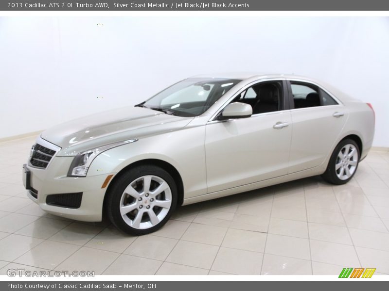 Silver Coast Metallic / Jet Black/Jet Black Accents 2013 Cadillac ATS 2.0L Turbo AWD