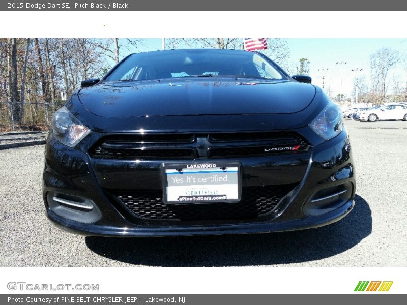 Pitch Black / Black 2015 Dodge Dart SE