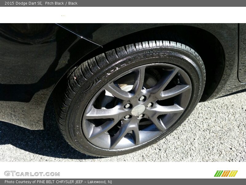 Pitch Black / Black 2015 Dodge Dart SE
