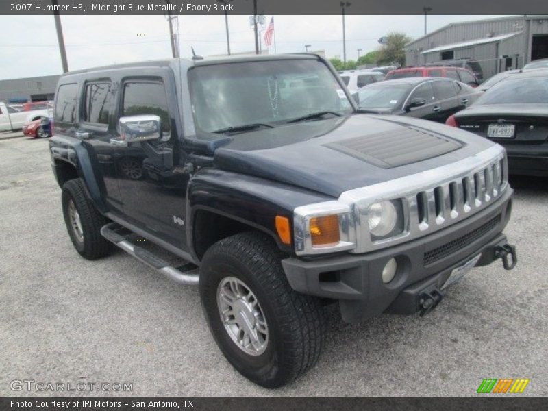 Midnight Blue Metallic / Ebony Black 2007 Hummer H3
