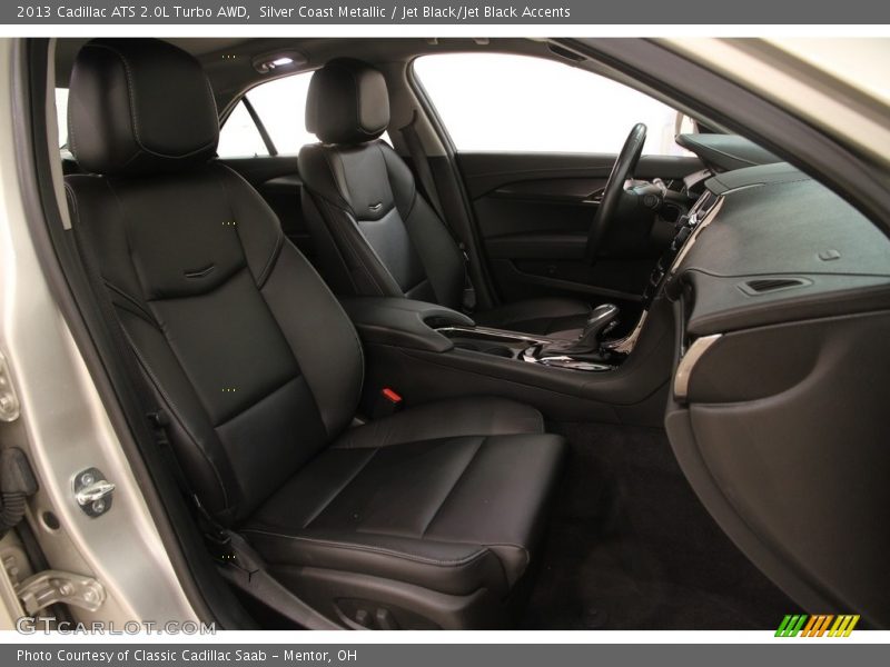 Silver Coast Metallic / Jet Black/Jet Black Accents 2013 Cadillac ATS 2.0L Turbo AWD