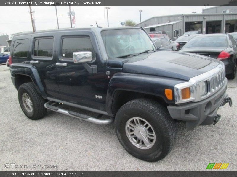 Midnight Blue Metallic / Ebony Black 2007 Hummer H3