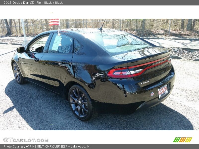 Pitch Black / Black 2015 Dodge Dart SE