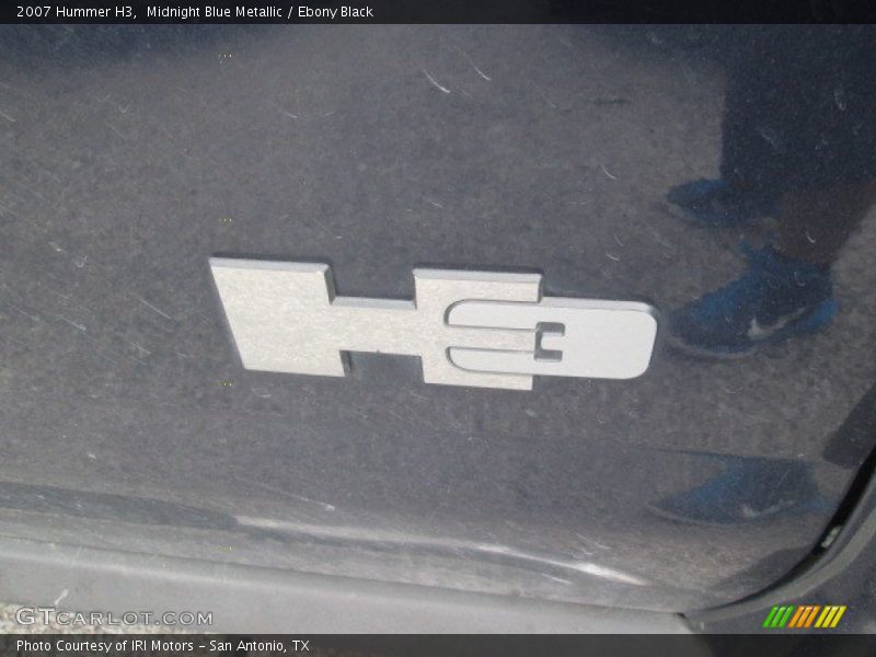 Midnight Blue Metallic / Ebony Black 2007 Hummer H3