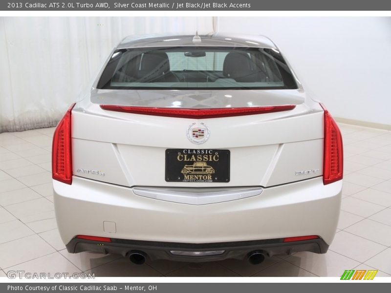 Silver Coast Metallic / Jet Black/Jet Black Accents 2013 Cadillac ATS 2.0L Turbo AWD