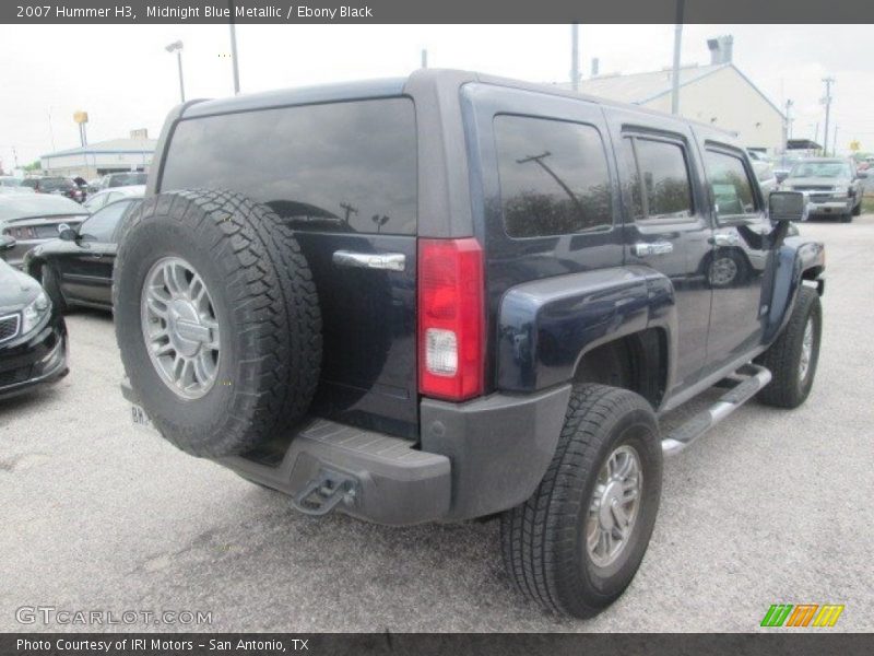 Midnight Blue Metallic / Ebony Black 2007 Hummer H3
