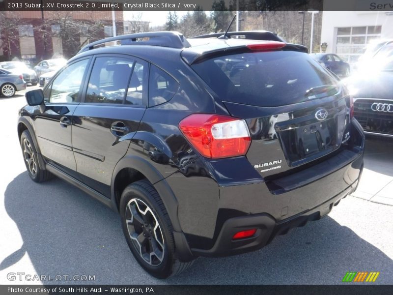 Crystal Black Silica / Ivory 2013 Subaru XV Crosstrek 2.0 Limited