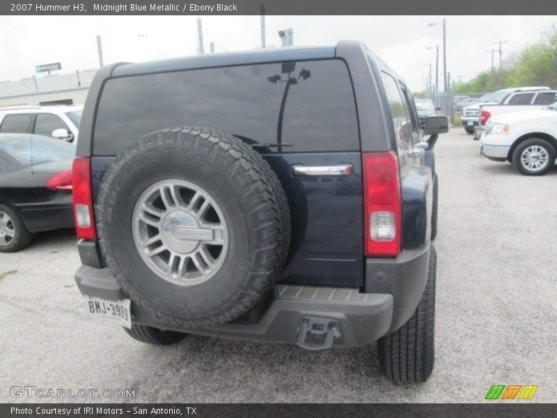 Midnight Blue Metallic / Ebony Black 2007 Hummer H3