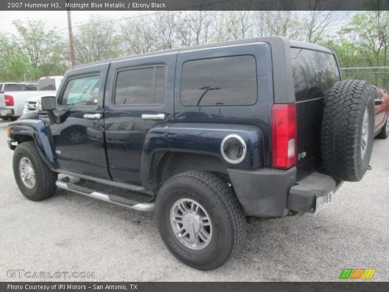 Midnight Blue Metallic / Ebony Black 2007 Hummer H3