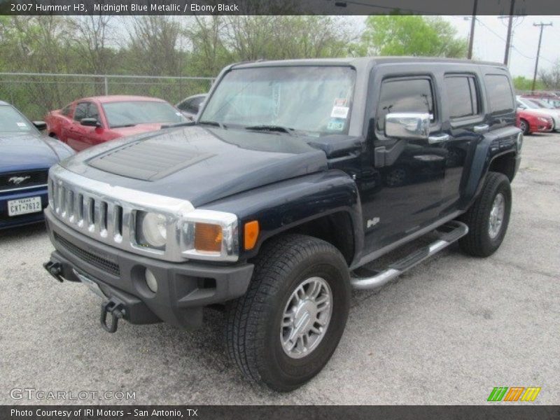 Midnight Blue Metallic / Ebony Black 2007 Hummer H3