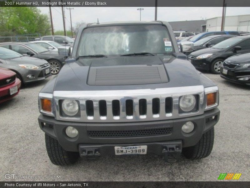 Midnight Blue Metallic / Ebony Black 2007 Hummer H3