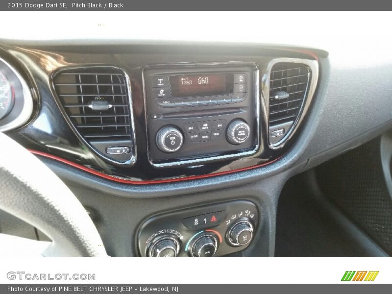 Pitch Black / Black 2015 Dodge Dart SE