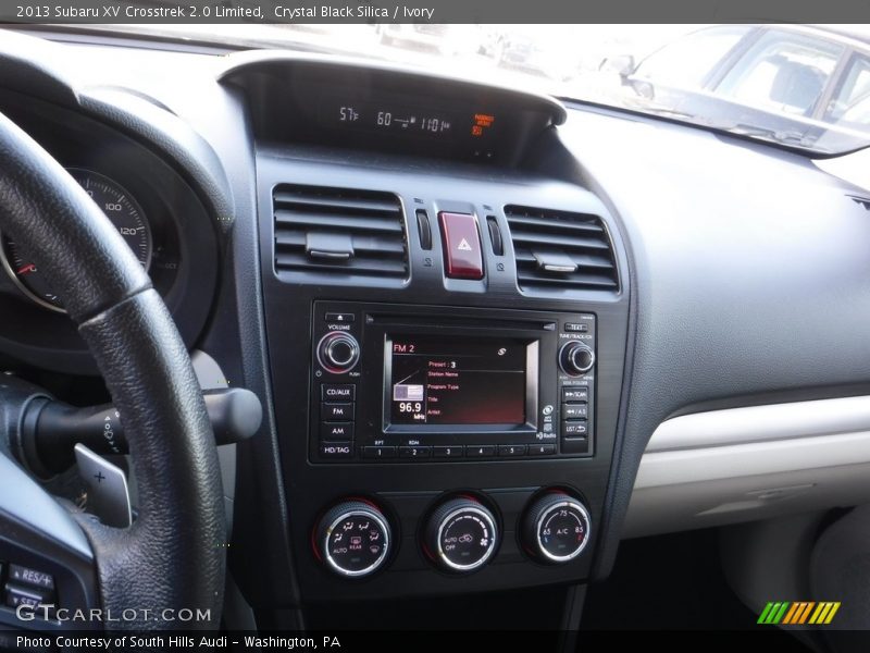 Crystal Black Silica / Ivory 2013 Subaru XV Crosstrek 2.0 Limited