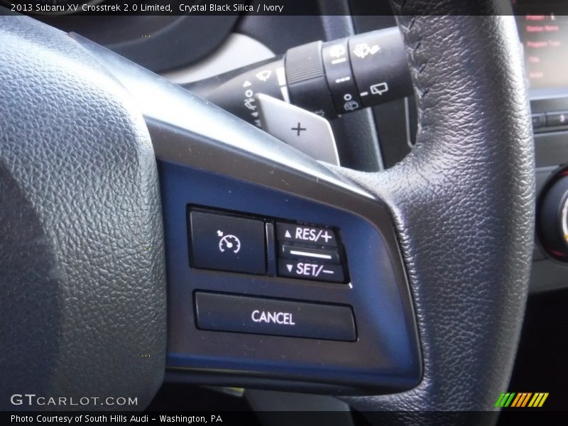 Crystal Black Silica / Ivory 2013 Subaru XV Crosstrek 2.0 Limited