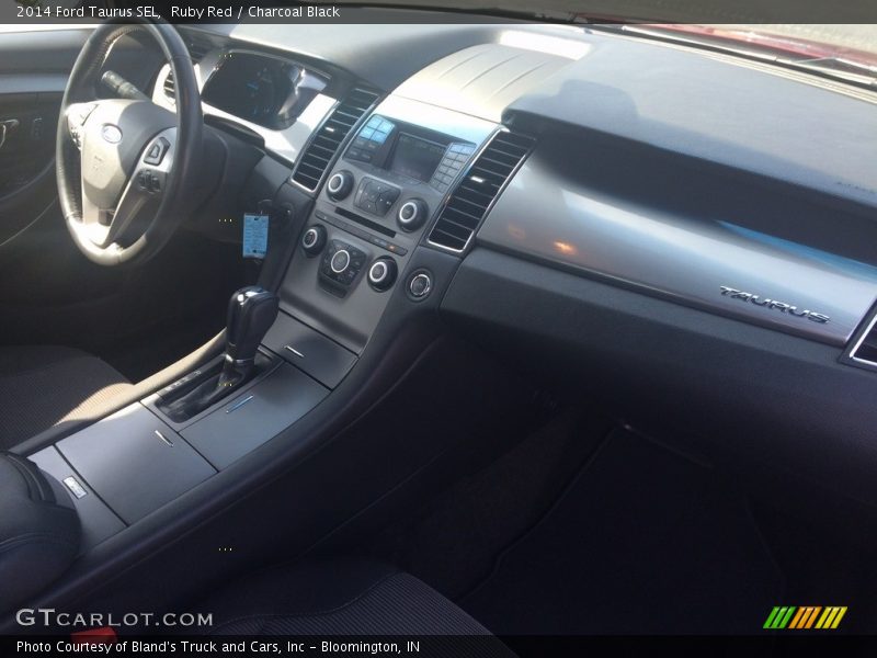 Ruby Red / Charcoal Black 2014 Ford Taurus SEL