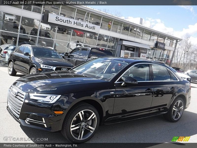 Mythos Black Metallic / Black 2017 Audi A4 2.0T Premium Plus quattro