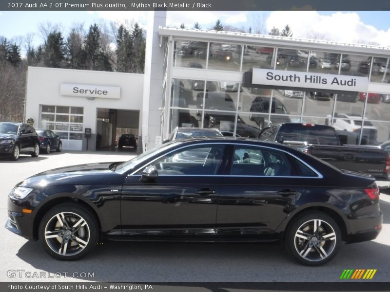 Mythos Black Metallic / Black 2017 Audi A4 2.0T Premium Plus quattro