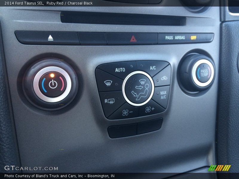 Ruby Red / Charcoal Black 2014 Ford Taurus SEL