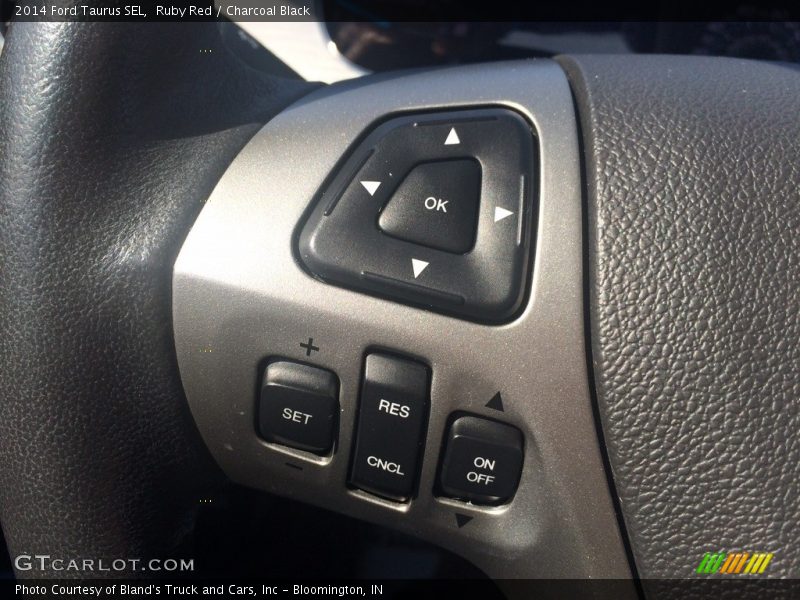 Ruby Red / Charcoal Black 2014 Ford Taurus SEL