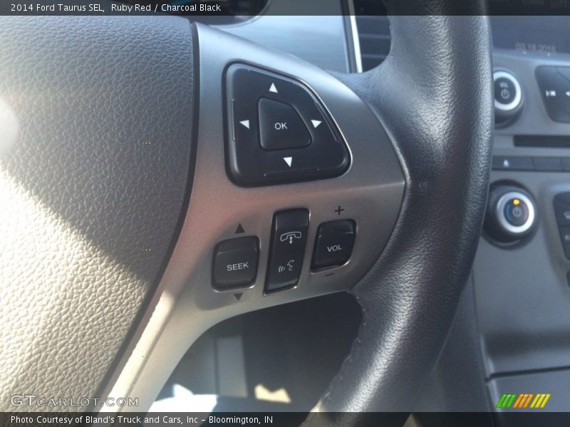 Ruby Red / Charcoal Black 2014 Ford Taurus SEL