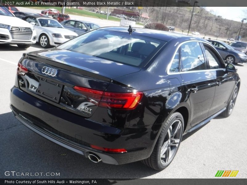Mythos Black Metallic / Black 2017 Audi A4 2.0T Premium Plus quattro