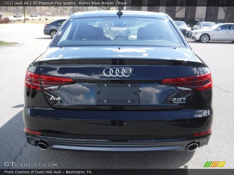 Mythos Black Metallic / Black 2017 Audi A4 2.0T Premium Plus quattro