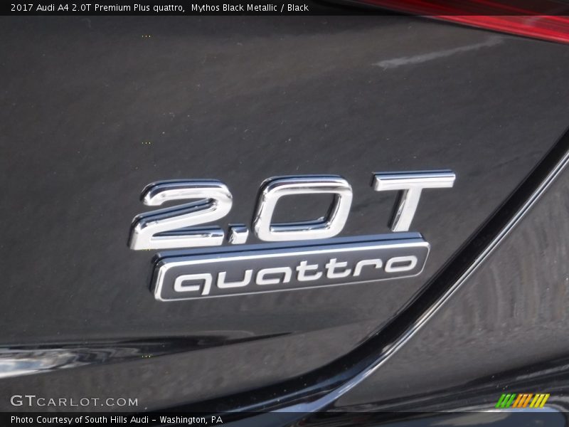 Mythos Black Metallic / Black 2017 Audi A4 2.0T Premium Plus quattro