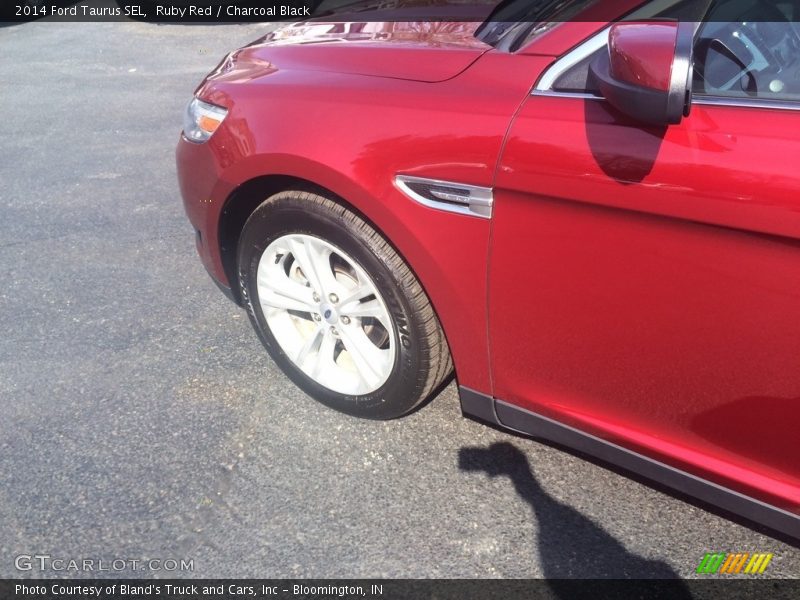Ruby Red / Charcoal Black 2014 Ford Taurus SEL