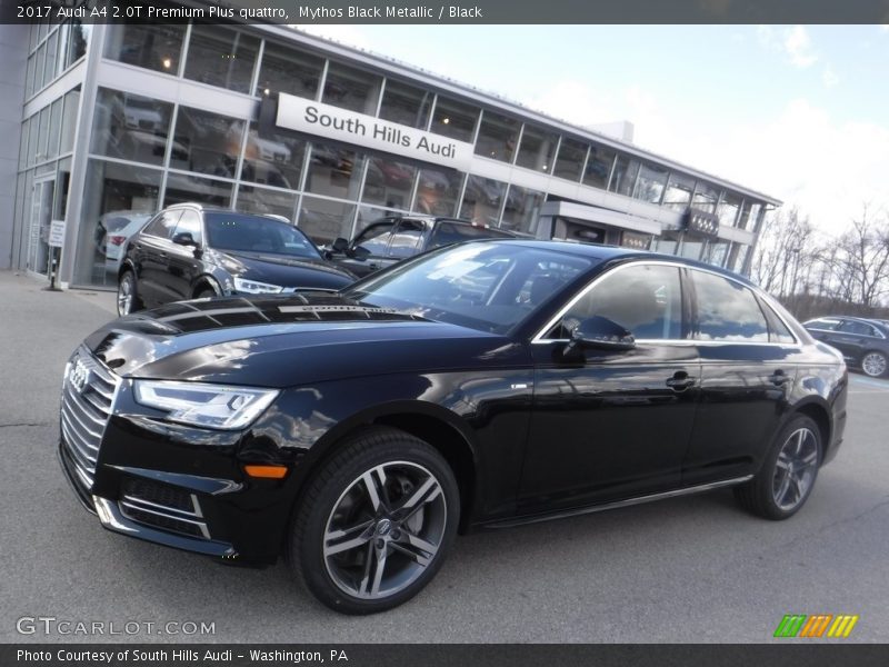 Mythos Black Metallic / Black 2017 Audi A4 2.0T Premium Plus quattro