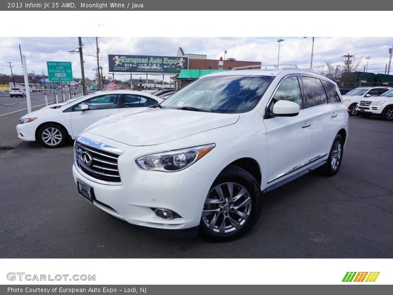Moonlight White / Java 2013 Infiniti JX 35 AWD