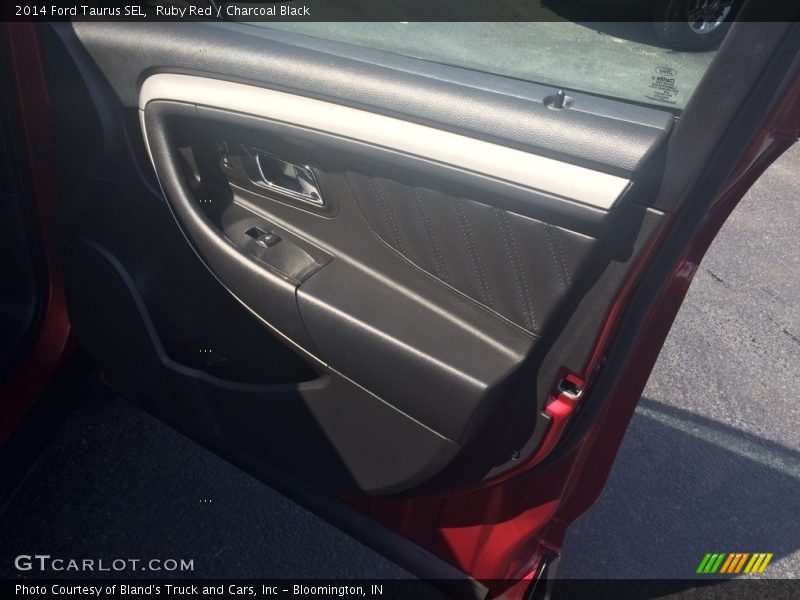 Ruby Red / Charcoal Black 2014 Ford Taurus SEL