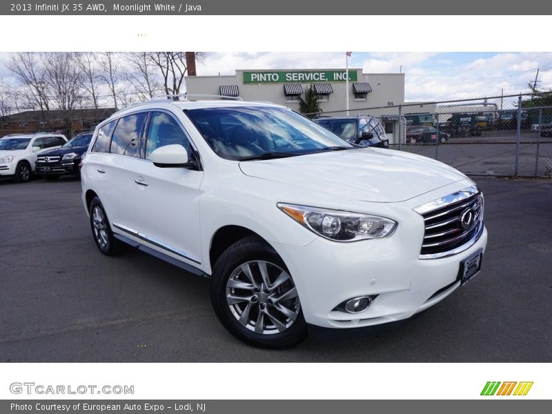 Moonlight White / Java 2013 Infiniti JX 35 AWD