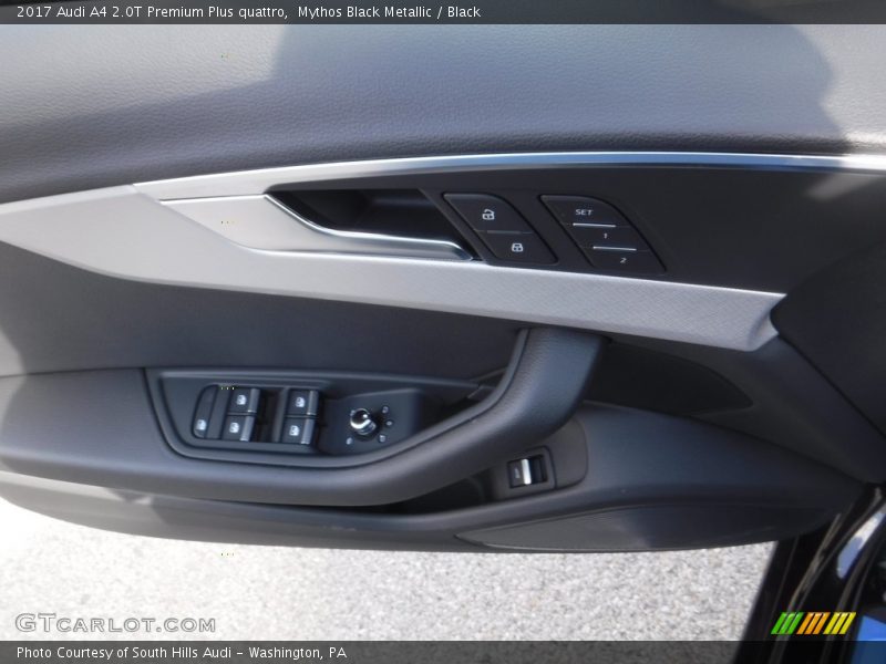 Mythos Black Metallic / Black 2017 Audi A4 2.0T Premium Plus quattro
