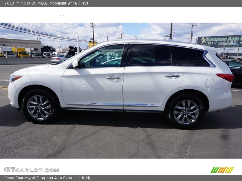 Moonlight White / Java 2013 Infiniti JX 35 AWD