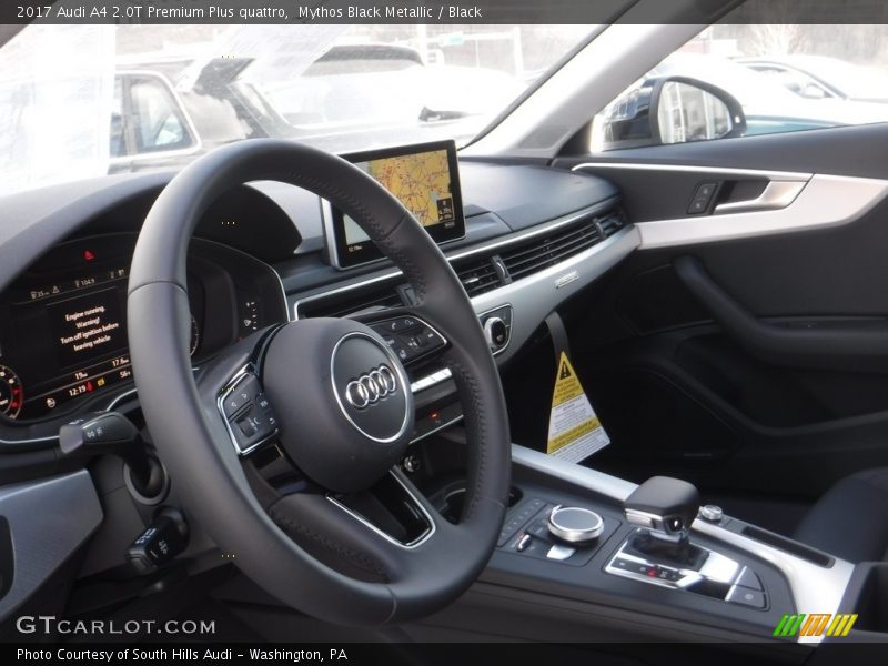 Mythos Black Metallic / Black 2017 Audi A4 2.0T Premium Plus quattro