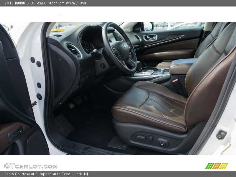 Moonlight White / Java 2013 Infiniti JX 35 AWD