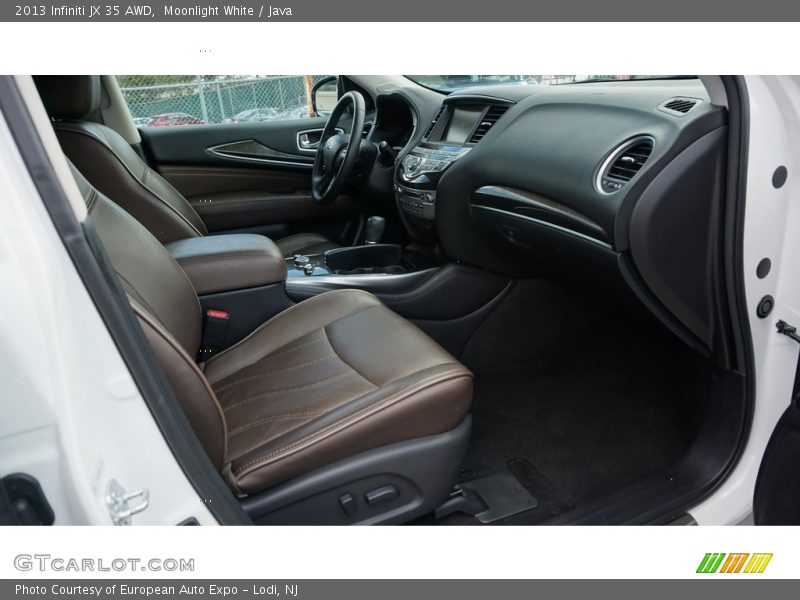 Moonlight White / Java 2013 Infiniti JX 35 AWD