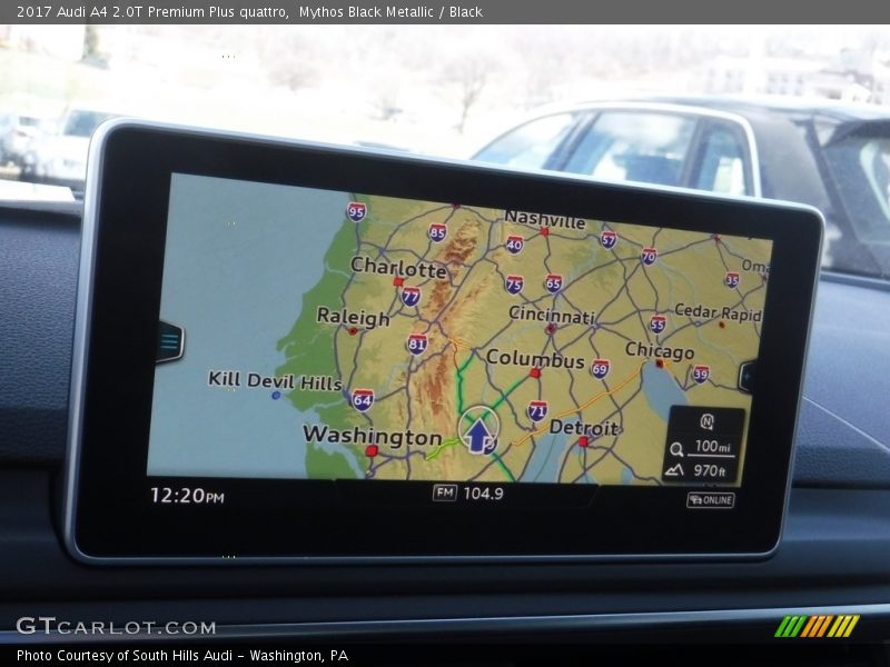 Mythos Black Metallic / Black 2017 Audi A4 2.0T Premium Plus quattro