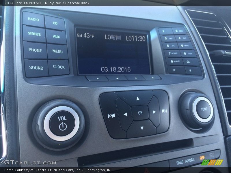 Ruby Red / Charcoal Black 2014 Ford Taurus SEL